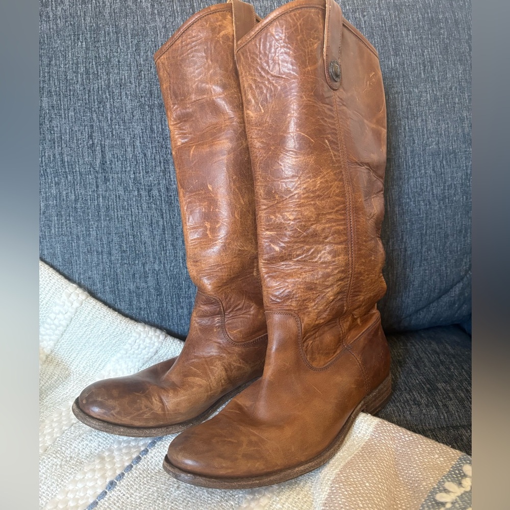 Frye, Brown Leather Boots